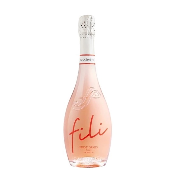 Fili Pinot Grigio Rosato Spumante Brut, Sacchetto Vini, Veneto